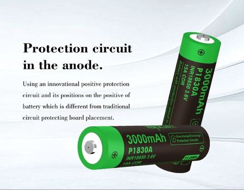 Pin sạc VAPCELL P1830A dung lượng 3000mAh