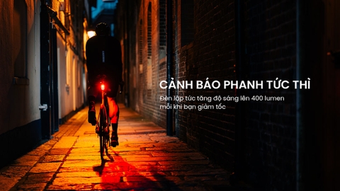 Đèn hậu xe đạp MAGICSHINE SEEMEE 400 độ sáng 400 lumen pin 1600mAH hỗ trợ ANT+