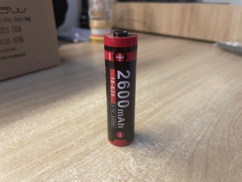 Pin sạc KLARUS 18650 18-E26 dung lượng 2600mAh dùng cho Klarus E2