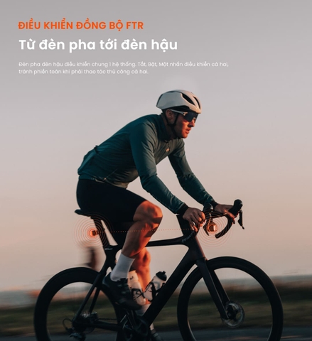 Đèn Xe Đạp MAGICSHINE EVO 1700 UT 1700 Lumens, Cos Pha Chống Chói, ANT+ và Shimano Di2