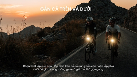 Đèn pha xe đạp Magicshine Hori 1300 – Sáng 1300 lumen, gắn kép, sạc USB-C