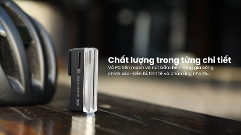 Đèn hậu xe đạp Magicshine SEEMEE 50 PRO – 50lm, pin sạc USB-C, chống nước IPX6