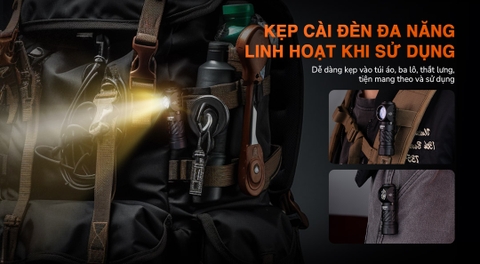 Đèn pin đội đầu ACEBEAM H17 V2 sáng 2000 lumen chiếu xa 128m nhỏ gọn đuôi nam châm