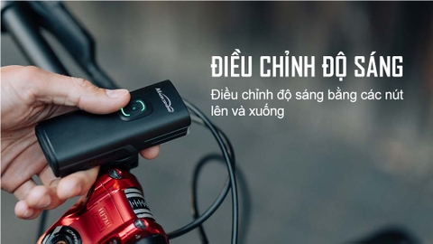 Đèn xe đạp MAGICSHINE RAY 2600B sáng 2600 lumen tương thích với điện thoại công tắc remote không dây pin 6700mAh USB-C Powerbank
