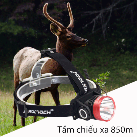 Đèn pin đội đầu MAXTOCH EAGLE LR552 độ sáng 720 lumen chiếu xa 850m (pin 21700)