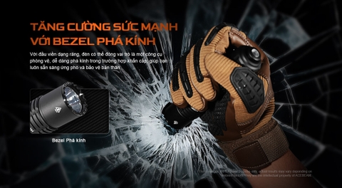 Acebeam T37 – Đèn pin chiến thuật 4000lm chiếu xa 440m công tắc xoay sạc USB-C