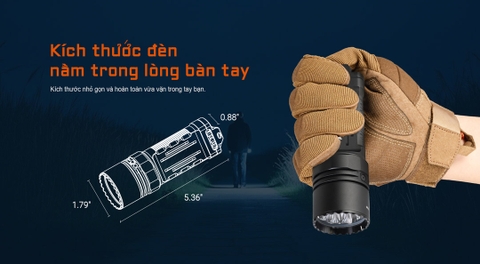 Đèn pin ACEBEAM X20 sáng 10.000 lumens chiếu xa 645m