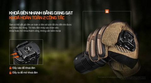 ACEBEAM X30 – Đèn pin chiến thuật siêu sáng 20.000 lm 02 pin 21700 5000mAh sạc USB-C