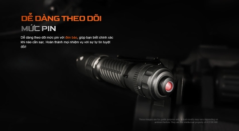 Acebeam T37 – Đèn pin chiến thuật 4000lm chiếu xa 440m công tắc xoay sạc USB-C