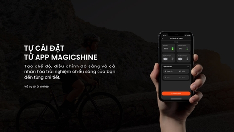 Đèn pha xe đạp Magicshine Hori 1300 – Sáng 1300 lumen, gắn kép, sạc USB-C