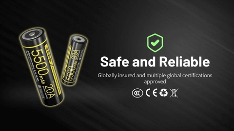 Pin sạc NITECORE NL2155HPi dung lượng 5500mAh