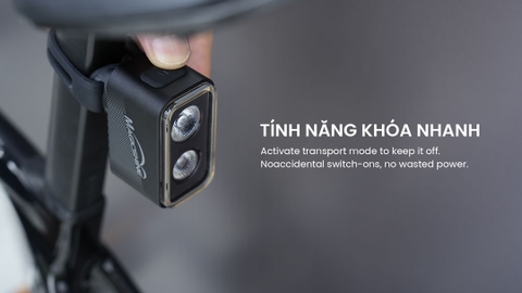 Đèn hậu xe đạp MAGICSHINE SEEMEE 400 độ sáng 400 lumen pin 1600mAH hỗ trợ ANT+