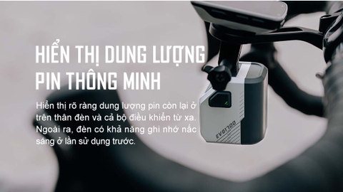 Đèn xe đạp MAGICSHINE EVO 1700 - 1700 lumens pin 4000mAh cos pha cắt vạch chống chói công tắc remote cài đặt app