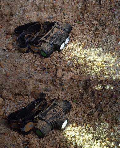 Đèn pin đội đầu SOFIRN D25S (H25S) độ sáng 1200 lumen chiếu xa 50m cổng sạc USB pin 18650 kèm theo