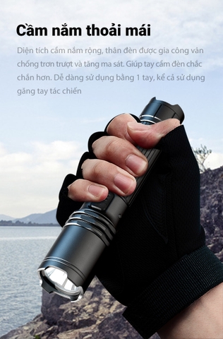 Đèn pin KLARUS A1 Pro độ sáng 1300 lumen chiếu xa 230 mét cổng sạc USB-C pin 18650 2600mAh (kèm theo)