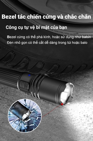 Đèn pin KLARUS A1 Pro độ sáng 1300 lumen chiếu xa 230 mét cổng sạc USB-C pin 18650 2600mAh (kèm theo)