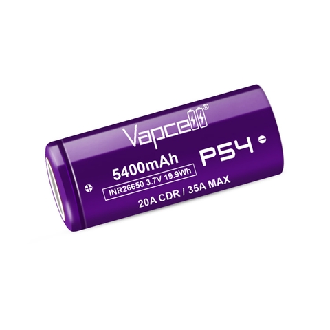 Pin sạc VAPCELL P54 26650 dung lượng 5400mAh dòng xả cao