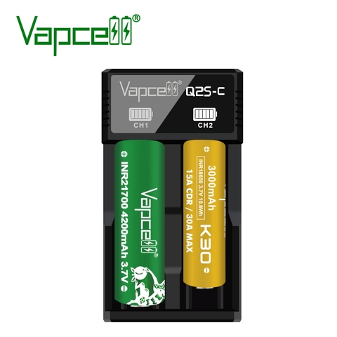 Sạc pin đôi VAPCELL Q2S-C