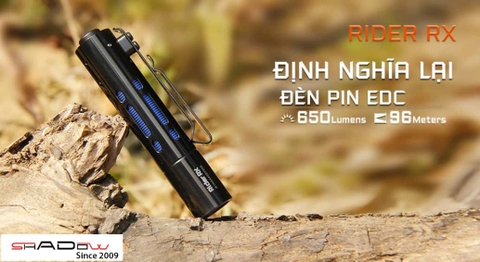 Đèn pin ACEBEAM RIDER RX độ sáng 650 lumen chiếu xa 96m