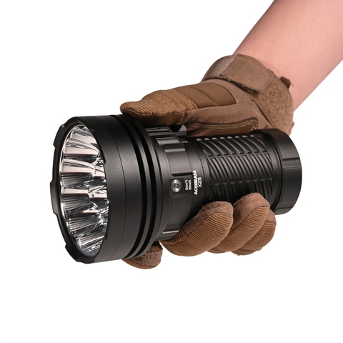 Đèn pin ACEBEAM X25 – Siêu sáng 23000 lumen, chiếu xa 1553m, sạc nhanh 60W, pin khủng