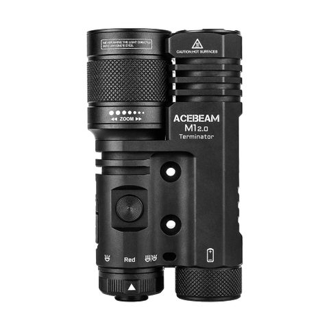 Đèn Pin LEP Zoom ACEBEAM Terminator M1 2.0 – 3900 Lm, Chiếu Xa 1620m
