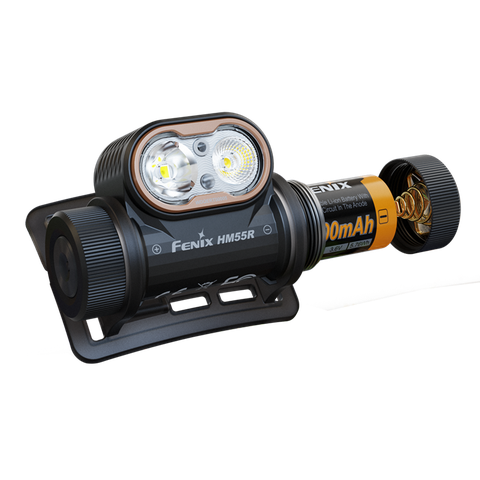Fenix HM55R – Đèn đội đầu 2 nguồn sáng - sáng 1200lm, chiếu xa 175m
