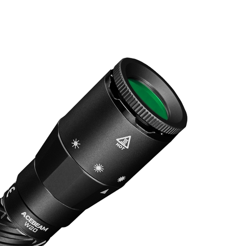 ACEBEAM W20 – Đèn pin LEP độ sáng 600 Lumens, chiếu xa 1100m kết hợp vùng sáng tỏa rộng