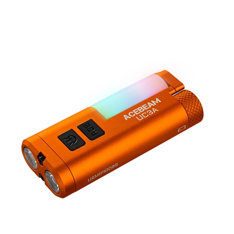Đèn Pin EDC Đa Màu Sắc ACEBEAM UC3A – 900 Lumens, RGB 270°, Pin Thay Thế