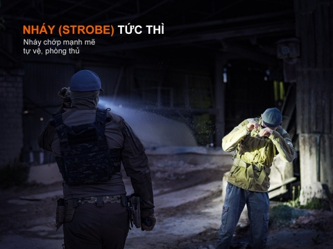 Đèn pin FENIX TK05R sáng 1000lm chiếu xa 450m sạc USB-C công tắc đuôi kép