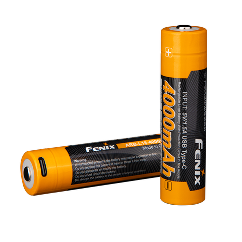 Pin sạc FENIX 18650 dung lượng 4000mAh cổng sạc USB-C tích hợp