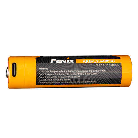 Pin sạc FENIX 18650 dung lượng 4000mAh cổng sạc USB-C tích hợp