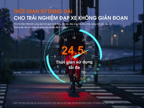 Đèn hậu xe đạp Fenix BC06R sáng 90 lumen pin 560mAh cảm biến phanh