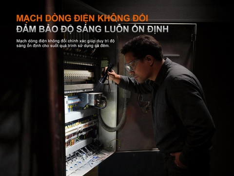 FENIX C7 Pro – Đèn pin siêu sáng, độ sáng 4600 lumen, chiếu xa 339m, góc chiếu rộng 87°, sạc 20W USB-C, nam châm đuôi