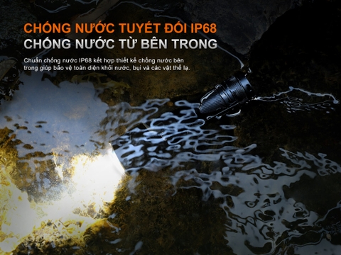 FENIX C7 Pro – Đèn pin siêu sáng, độ sáng 4600 lumen, chiếu xa 339m, góc chiếu rộng 87°, sạc 20W USB-C, nam châm đuôi