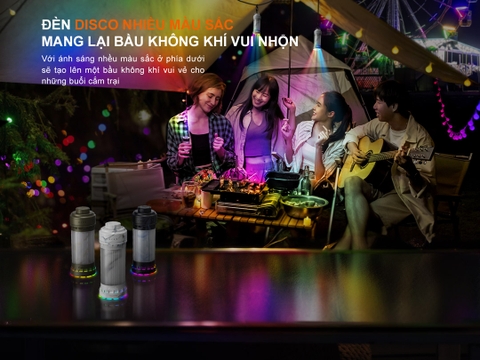 Đèn cắm trại FENIX CL22R sáng 500 lumen pin liền thân 2600mAh sạc USB-C