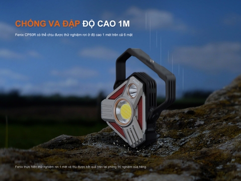 Fenix CP50R – Đèn làm việc, cắm trại, chỉnh sáng vô cấp sáng 5500lm - chiếu xa 450m