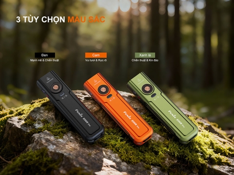 Đèn pin EDC 3 nguồn sáng Fenix E06R Pro – 1600 lumen, UV & Laser, sạc USB-C