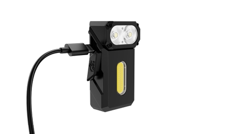 Đèn pin mini Klarus E8 sáng 1000lm – Xoay Đầu 180° đế nam châm