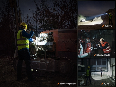 Đèn pin Fenix C5 PRO  – Độ sáng 2000 lumen, chiếu xa 480m, sạc USB-C đuôi nam châm