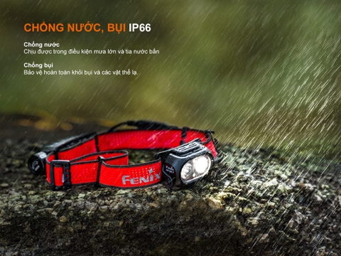 FENIX HP12R-T – Đèn đội đầu chạy trail 1300lm, chiếu xa 200m, USB-C