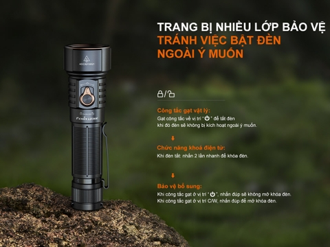 FENIX LD36R – Đèn pin đa sắc 3600 lumen, chiếu xa 385m, tuỳ chỉnh ánh sáng USB-C