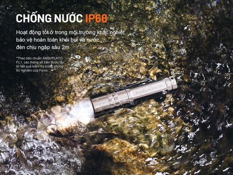 Đèn pin móc khoá FENIX SILVGLOW sáng 100 lumens chiếu xa 54m phiên bản giới hạn