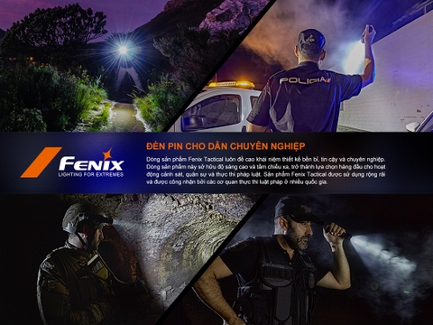 Fenix TK21R – Đèn pin chiến thuật 3600lm, chiếu xa 480m, sạc USB-C, chuẩn IP68