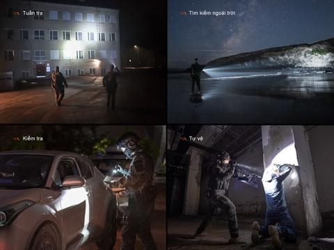 Fenix TK21R – Đèn pin chiến thuật 3600lm, chiếu xa 480m, sạc USB-C, chuẩn IP68