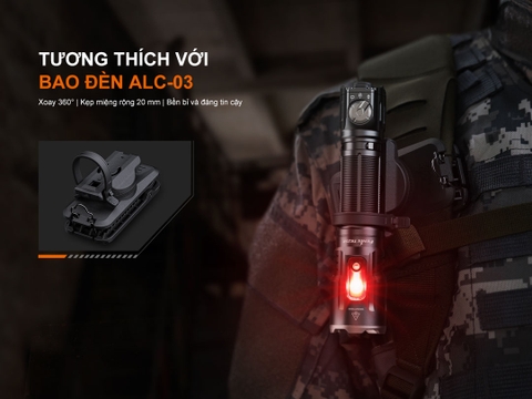 Fenix TK25R – Đèn pin chiến thuật đa nguồn sáng 3600 lumen, sạc nhanh USB-C