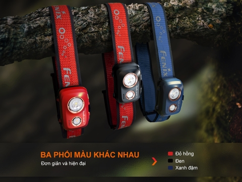 Đèn pin đội đầu FENIX HL32R-T sáng 800 lumen chiếu xa 132m sạc USB-C