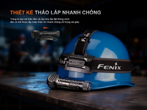 FENIX HM61R V3 – Đèn đeo đầu 1800 Lm pin 4000mAH Nam Châm Đuôi, Cảm Biến Tiệm Cận