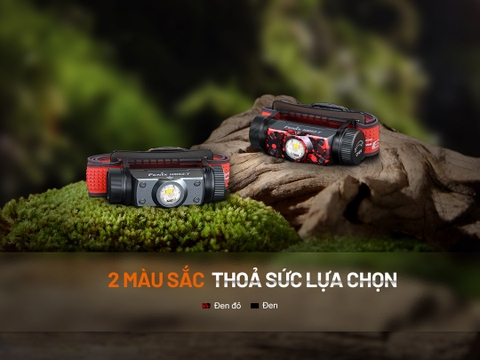 Đèn đội đầu FENIX HM62-T sáng 1200 lumen chiếu xa 150m pin 18650 USB-C  3400mAh