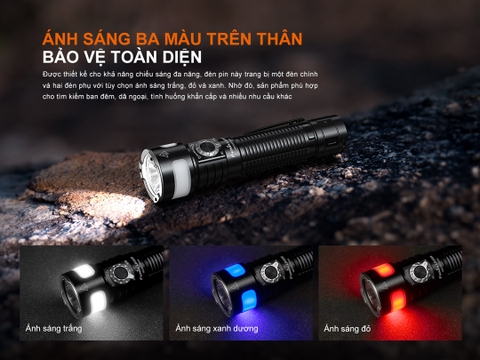 Fenix LD35R – Đèn pin đa nguồn sáng 1800lm, chiếu xa 337m, sạc USB-C