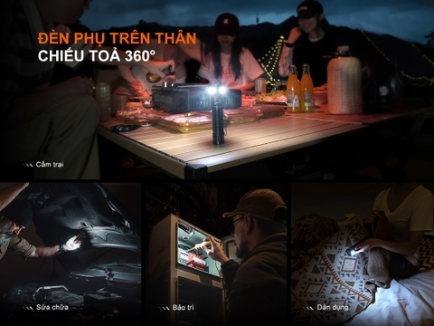 Fenix LD35R – Đèn pin đa nguồn sáng 1800lm, chiếu xa 337m, sạc USB-C